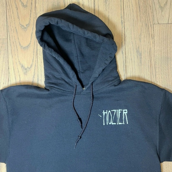 Hozier 2023 Tour Simple Living Things Black Hoodie Size Medium Unisex - Picture 2 of 10